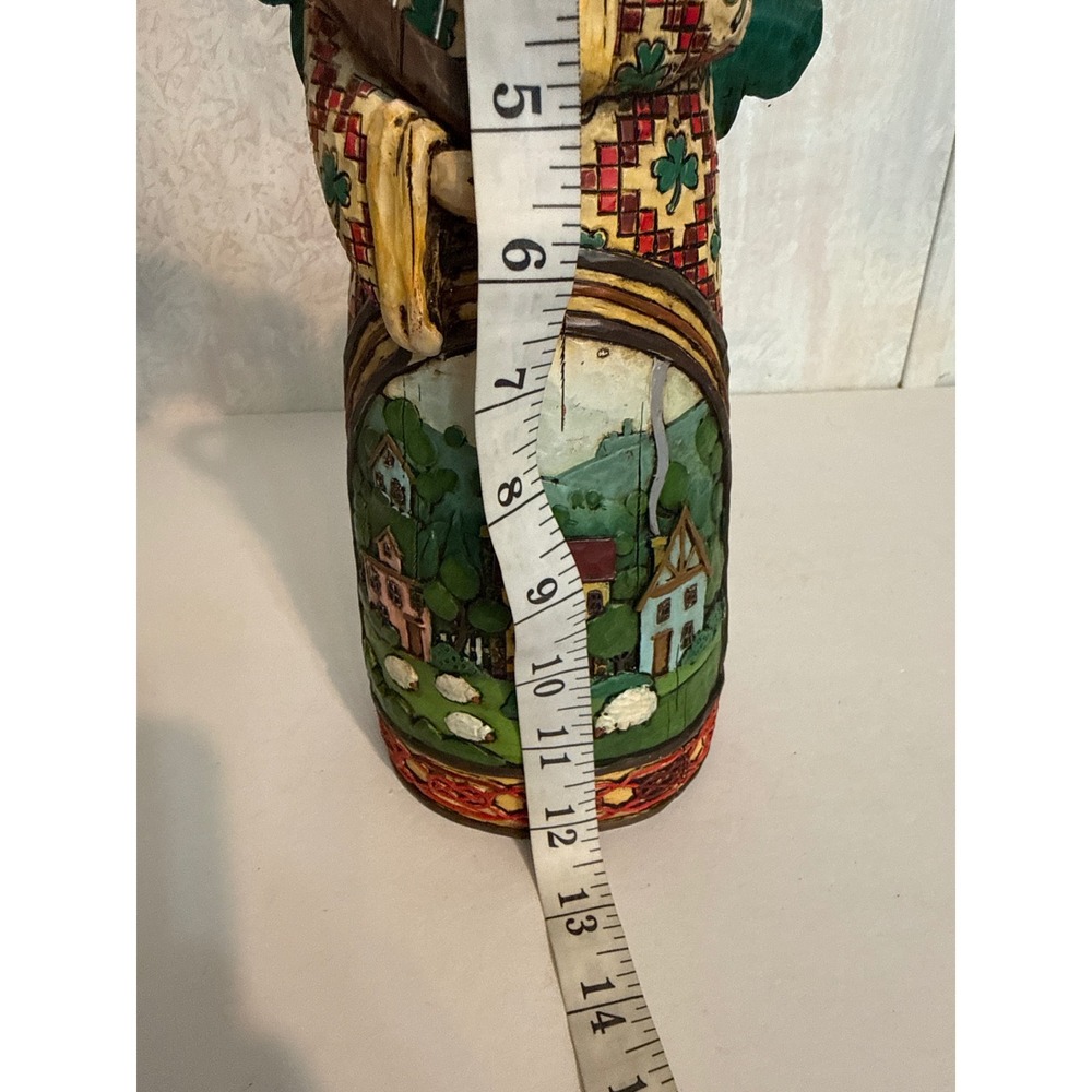Jim Shore Heartwood Creek Irish Angel Figurine Harp Shamrock Wings 12 Inch - Picture 6 of 7
